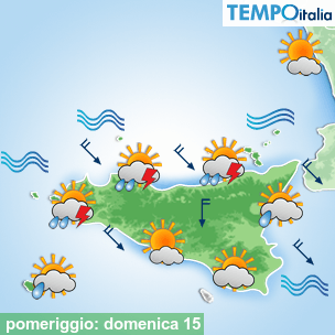 Mappa pomeriggio per la giornata del 2026-02-15