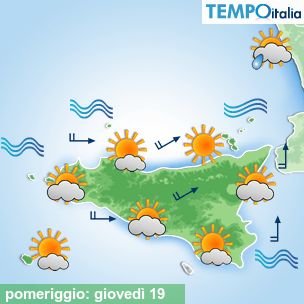 Mappa pomeriggio per la giornata del 2026-02-19