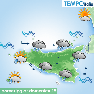 Mappa pomeriggio per la giornata del 2026-03-15