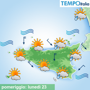 Mappa pomeriggio per la giornata del 2026-03-23