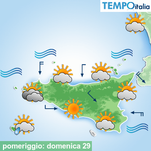 Mappa pomeriggio per la giornata del 2026-03-29