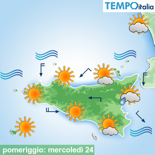 Mappa pomeriggio per la giornata del 2026-06-24