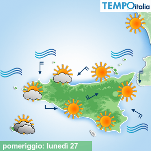 Mappa pomeriggio per la giornata del 2026-07-27