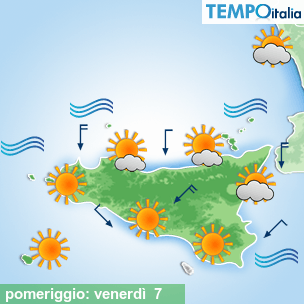 Mappa pomeriggio per la giornata del 2026-08-07