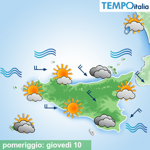 Mappa pomeriggio per la giornata del 2026-09-10