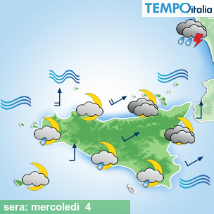 Mappa sera per la giornata del 2026-02-04