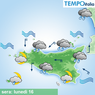 Mappa sera per la giornata del 2026-03-16