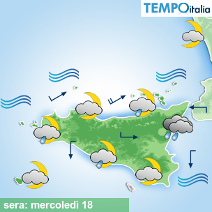 Mappa sera per la giornata del 2026-03-18