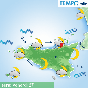 Mappa sera per la giornata del 2026-03-27