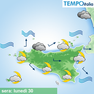 Mappa sera per la giornata del 2026-03-30