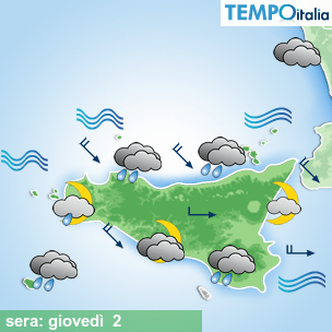 Mappa sera per la giornata del 2026-04-02