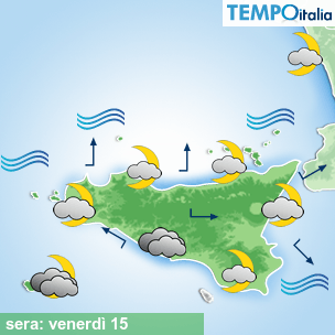 Mappa sera per la giornata del 2026-05-15