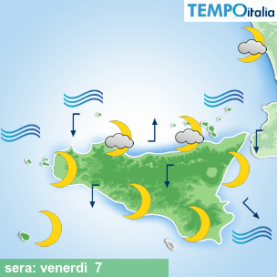 Mappa sera per la giornata del 2026-08-07