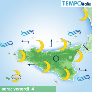 Mappa sera per la giornata del 2026-09-04