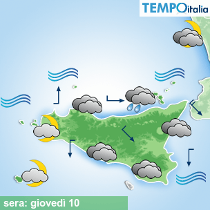 Mappa sera per la giornata del 2026-09-10