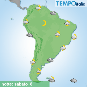 Mappa notte per la giornata del 2026-08-08