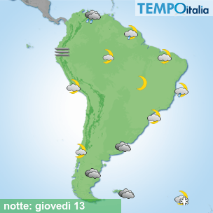 Mappa notte per la giornata del 2026-08-13