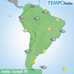 Mappa notte per la giornata del 2026-10-19