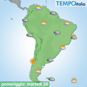 Mappa pomeriggio per la giornata del 2024-12-24