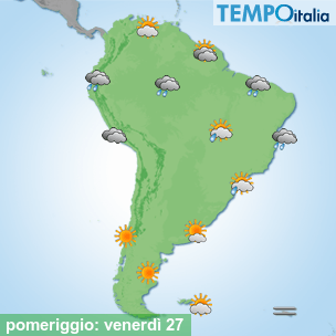 Mappa pomeriggio per la giornata del 2024-12-27