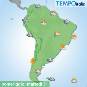 Mappa pomeriggio per la giornata del 2024-12-31