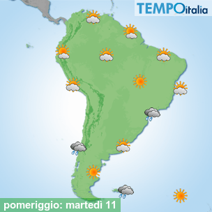 Mappa pomeriggio per la giornata del 2026-08-11