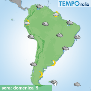 Mappa sera per la giornata del 2026-08-09