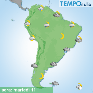 Mappa sera per la giornata del 2026-08-11