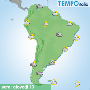 Mappa sera per la giornata del 2026-08-13