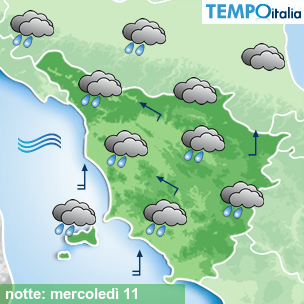 Mappa notte per la giornata del 2026-02-11
