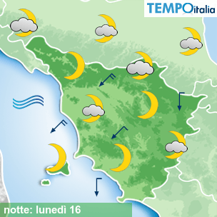 Mappa notte per la giornata del 2026-03-16