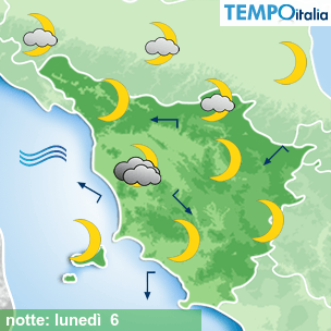 Mappa notte per la giornata del 2026-04-06