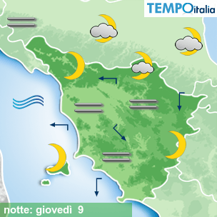 Mappa notte per la giornata del 2026-04-09