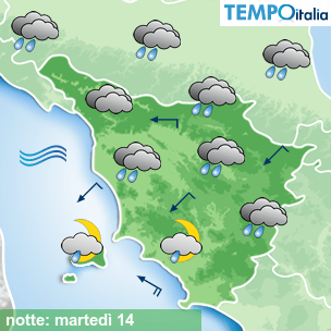 Mappa notte per la giornata del 2026-04-14