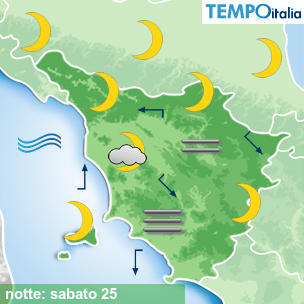 Mappa notte per la giornata del 2026-04-25
