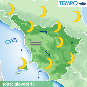 Mappa notte per la giornata del 2026-06-18