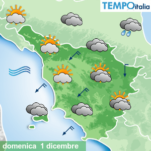 Mappa Giornaliera per la giornata di mercoledì 16 marzo