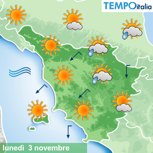 Mappa Giornaliera per la giornata di mercoledì 16 marzo