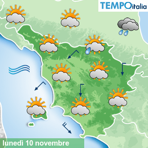 Mappa Giornaliera per la giornata di mercoledì 16 marzo