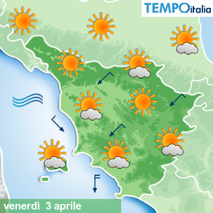 Mappa Giornaliera per la giornata di mercoledì 16 marzo
