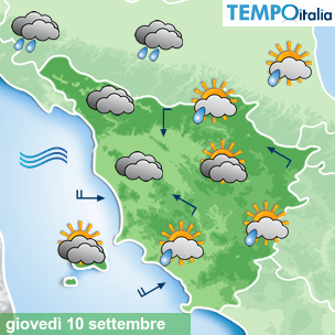 Mappa Giornaliera per la giornata di mercoledì 16 marzo