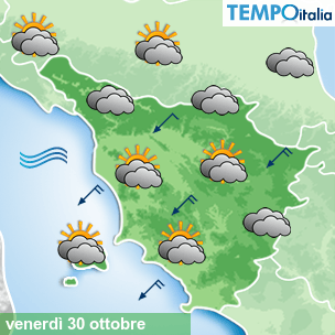 Mappa Giornaliera per la giornata di mercoledì 16 marzo