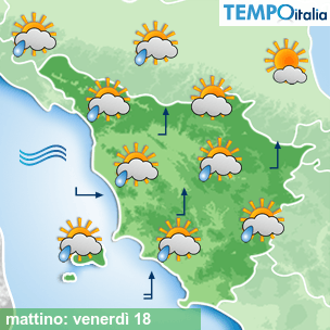 Mappa mattino per la giornata del 2024-10-18