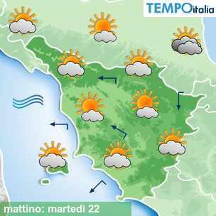 Mappa mattino per la giornata del 2024-10-22