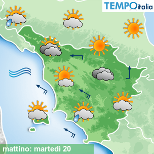 Mappa mattino per la giornata del 2025-05-20
