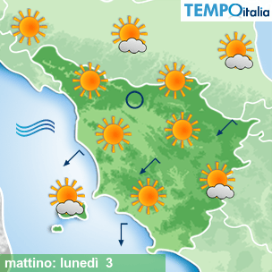 Mappa mattino per la giornata del 2025-11-03