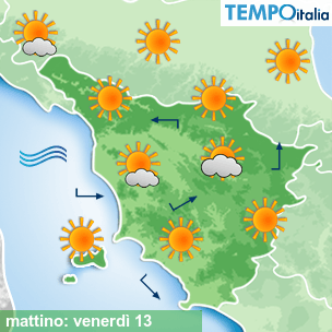 Mappa mattino per la giornata del 2026-02-13