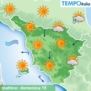 Mappa mattino per la giornata del 2026-02-15