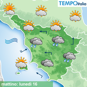 Mappa mattino per la giornata del 2026-02-16
