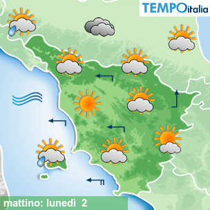 Mappa mattino per la giornata del 2026-03-02